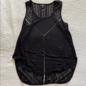 Transparent Tribal Tank Top